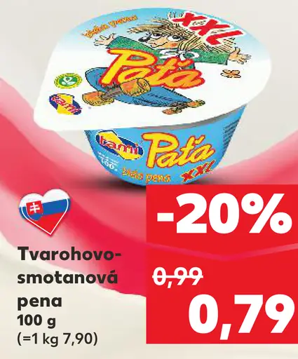 Pika tvarohovo-smotanová pena