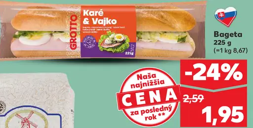 Grotto Bageta karé a vajko