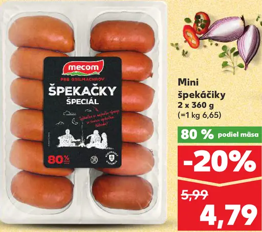 Mecom Mini špekáčiky