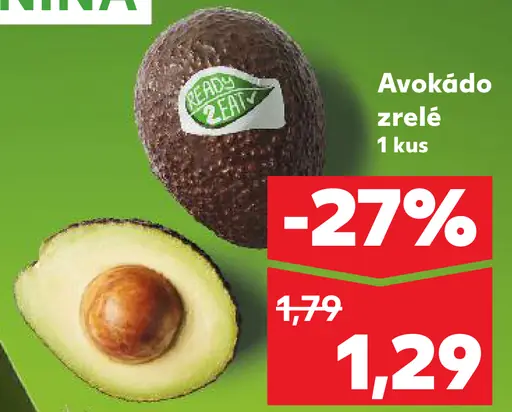 Avokádo zrelé