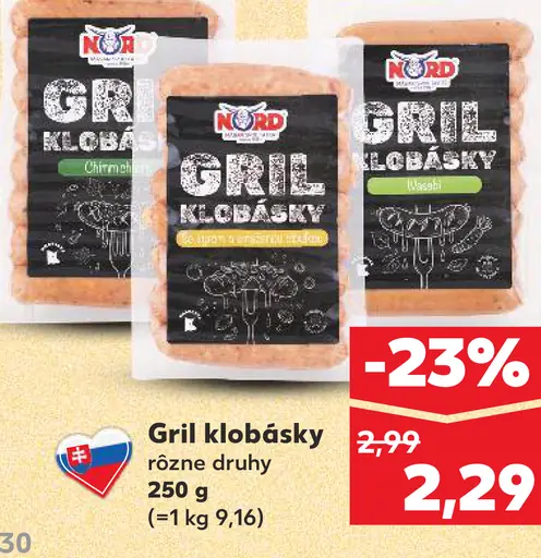 Nowaco Gril klobásky