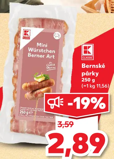 K-Classic Bernské párky
