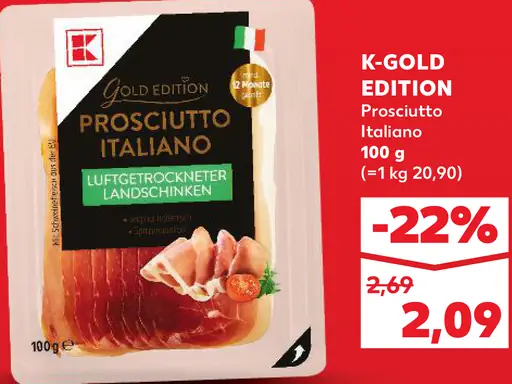K-Gold Edition Prosciutto Italiano