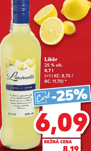 Limoncello likér