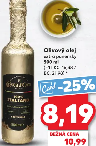 Costa d'Oro Olivový olej extra panenský