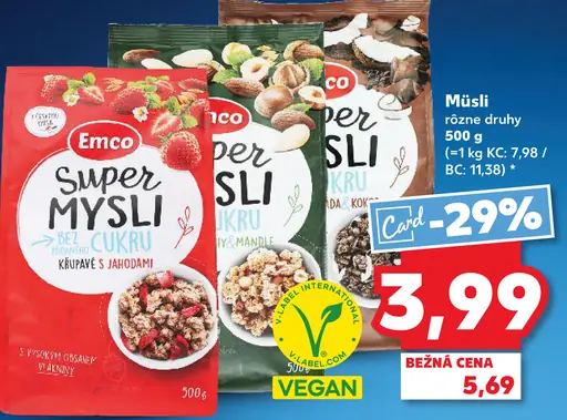 Emco Super Mysli bez cukru