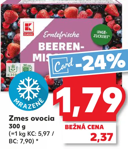 K-Classic Emtefrische Beeren zmes ovocia mrazená
