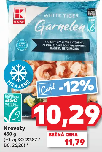 K-Classic White Tiger krevety mrazené