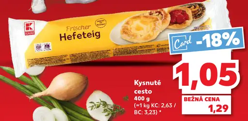 K-Classic kysnuté cesto čerstvé