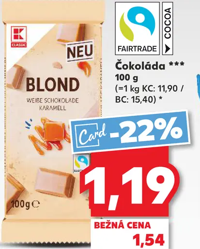 K-Classic blond čokoláda