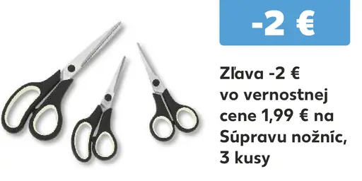 Súprava nožníc 3 kusy
