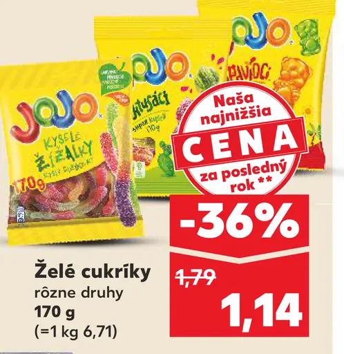 Jojo Želé cukríky