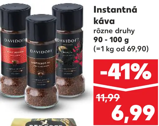 Davidoff Instantná káva