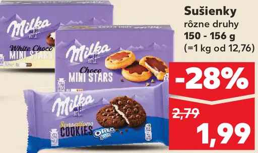 Milka sušienky