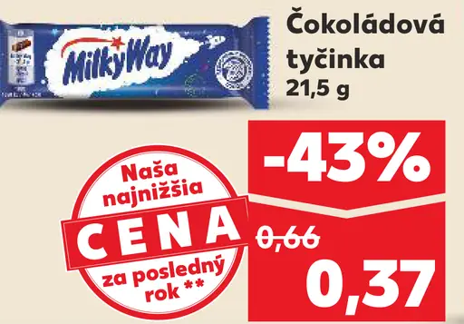 Milky Way čokoládová tyčinka