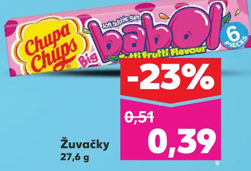 Chupa Chups Big Babol žuvačky