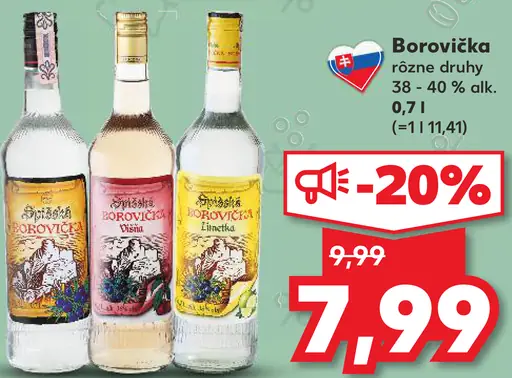Klasik vodka alebo borovička