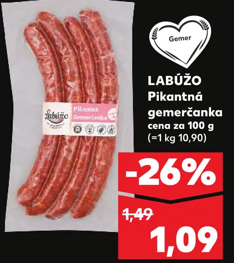 Labužo pikantná gemerčanka