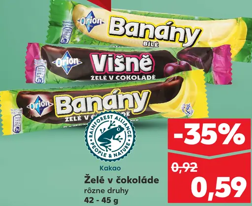 Orion Višne v čokoláde tyčinka