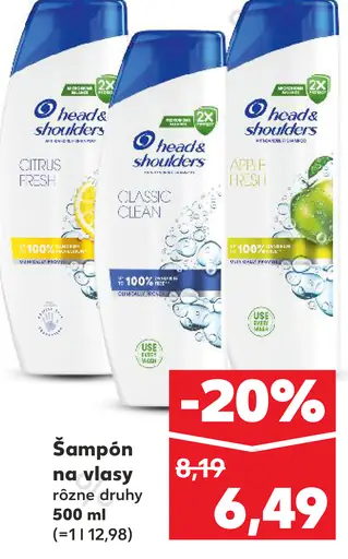 Head & Shoulders šampón na vlasy