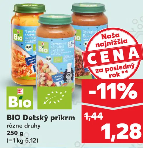 K-Classic Bio detský príkrm