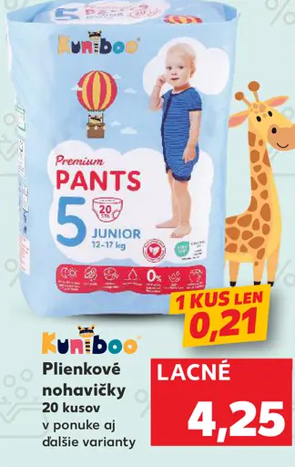 Kimbboo plienkové nohavičky Premium Pants Junior