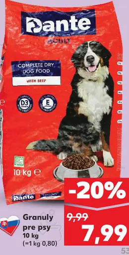 Dante Granuly pre psy s hovädzím