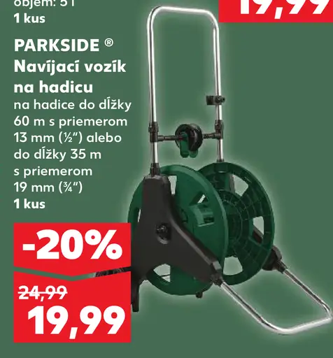 Parkside Navíjací vozík na hadicu