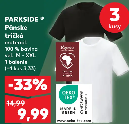 Parkside Pánske tričko