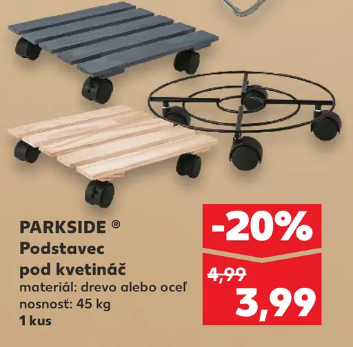 Parkside Podstavec pod kvetináč