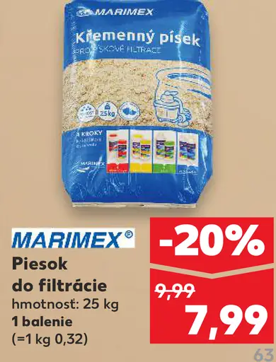 Marimex Piesok do filtrácie
