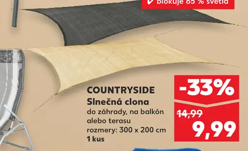 COUNTRYSIDE Slnečná clona