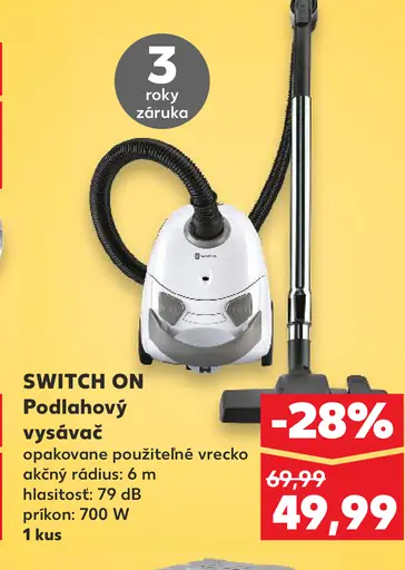 Switch On Podlahový vysávač