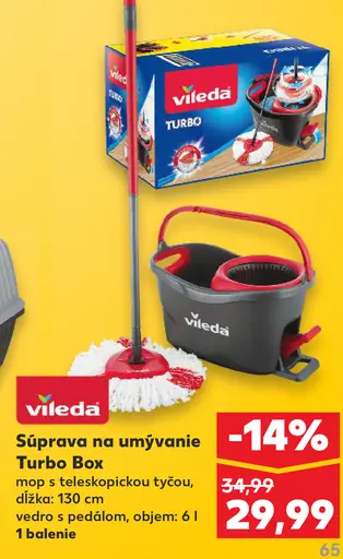Vileda Súprava na umývanie Turbo Box