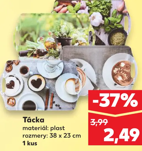 Tácka plastová obdĺžniková