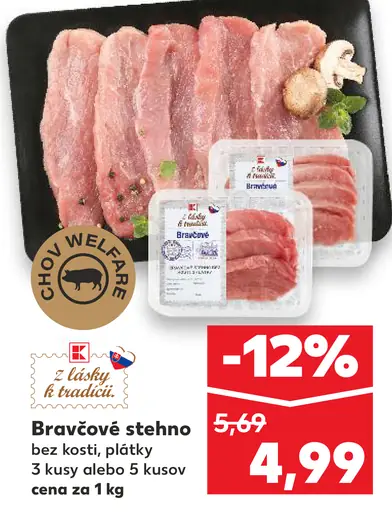 Bravčové stehno bez kosti