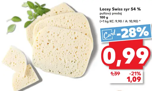 Lacey Swiss syr 54 %