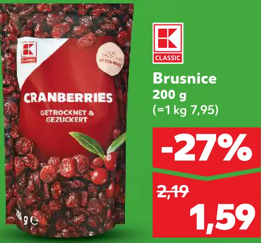 K-Classic Brusnice sušené