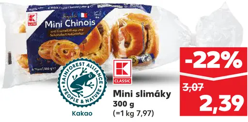 K-Classic Mini Chinois kakaové mini slimáky