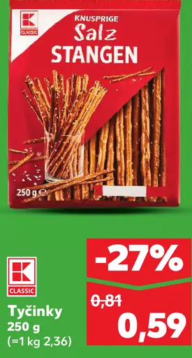 Salz Stangen tyčinky slané