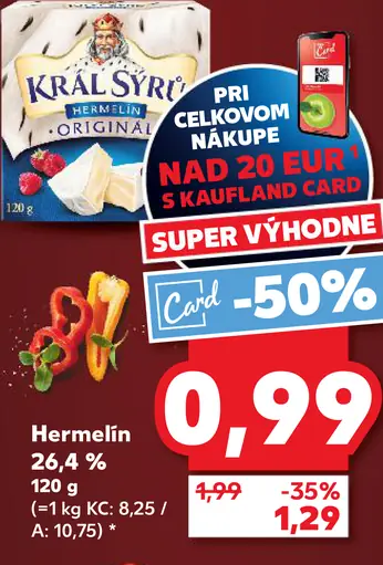 Král Sýrů Hermelín originál