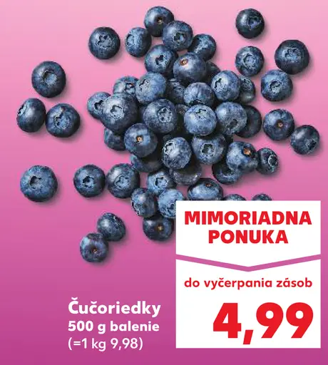 Čučoriedky čerstvé