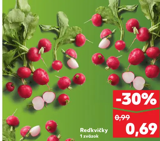 Redkvičky čerstvé zväzok