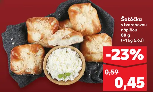 Šatôčka s tvarohovou náplňou