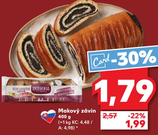 Dobšia Makový závin