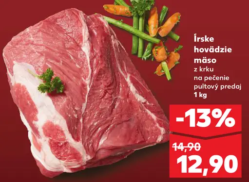 Írske hovädzie mäso na pečenie