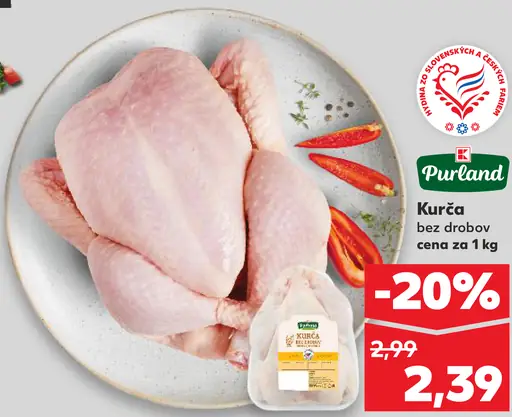 Purland Kurča bez drobov