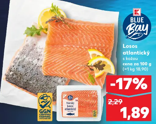 Blue Bay Losos atlantický s kožou