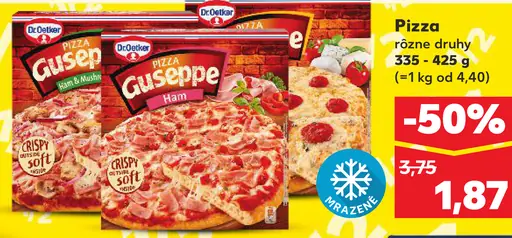 Guseppe mrazená pizza