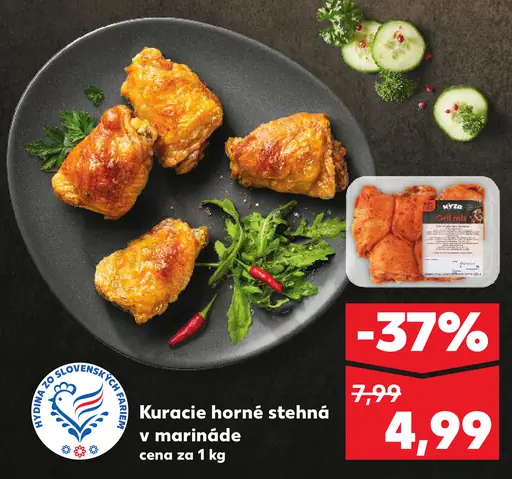 Kuracie horné stehná v marinade